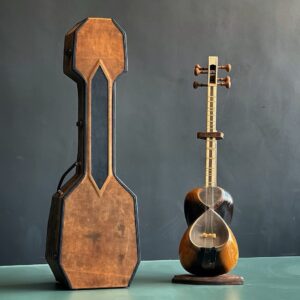 Жёсткий футляр для персидского тара из пихты и кожи