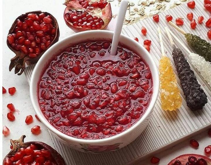 Персидский гранат в сиропе – кисло-сладкая фруктовая паста, 600 г