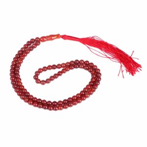 Исламские агатовые четки из 101 бусины, красные