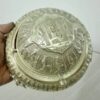 Персидская подставка для икры с латунной крышкой-купольком, ручная работа
