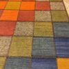 Килим ручной работы из Ирана, красная клетка, аутентичное шерстяное искусство