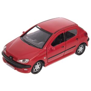 Игрушечная модель автомобиля Пежо 206, красная