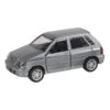 Игрушечный хэтчбек Kia Pride 1987, серебряный