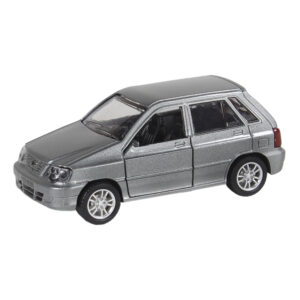 Игрушечный хэтчбек Kia Pride 1987, серебряный