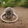 Серебряное кольцо с турквенитом из Нейшабура