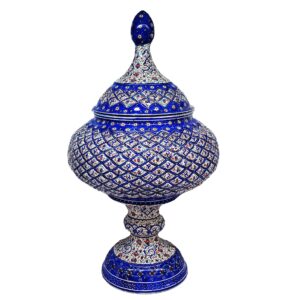 Синяя сахарница «Минакари Элегантность» (медь)