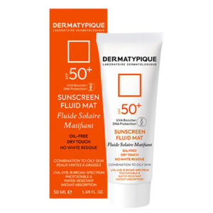 Прозрачный флюид «Дерматипик» SPF 50+ для жирной кожи