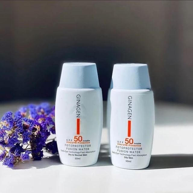 Прозрачный солнцезащитный крем Ginagen SPF 50 (50 мл)