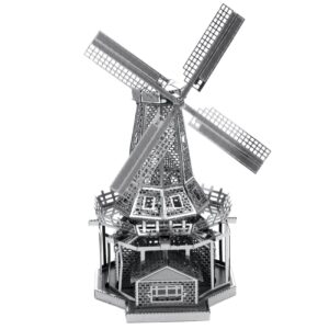 3D металлическая головоломка – ветряная мельница