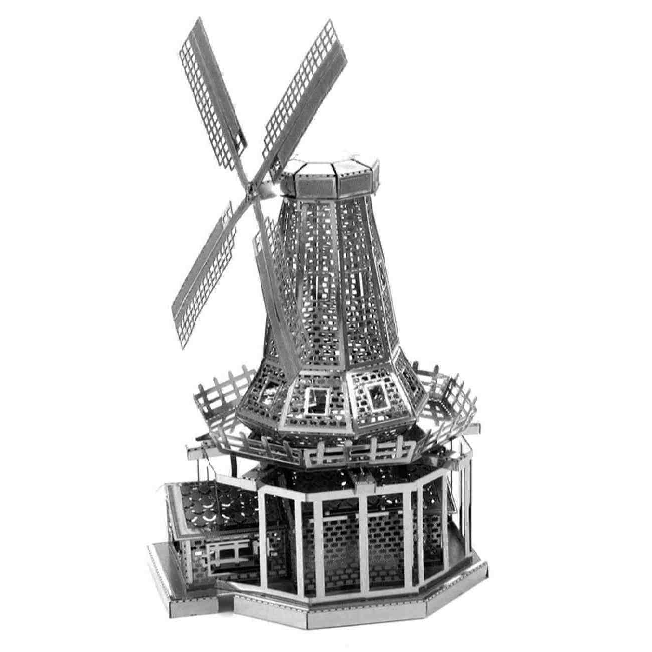 3D металлическая головоломка – ветряная мельница