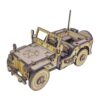 Деревянный 3D-пазл «Военный джип» (78 деталей)