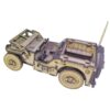 Деревянный 3D-пазл «Военный джип» (78 деталей)