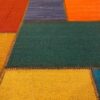Килим ручной работы из Ирана, геометрический узор, изысканное шерстяное ткачество