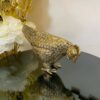 Латунная фигурка курицы — деревенский стиль
