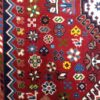 Персидский ковер ручной работы (Кашкай, геометрический узор «ромб») — красная шерсть