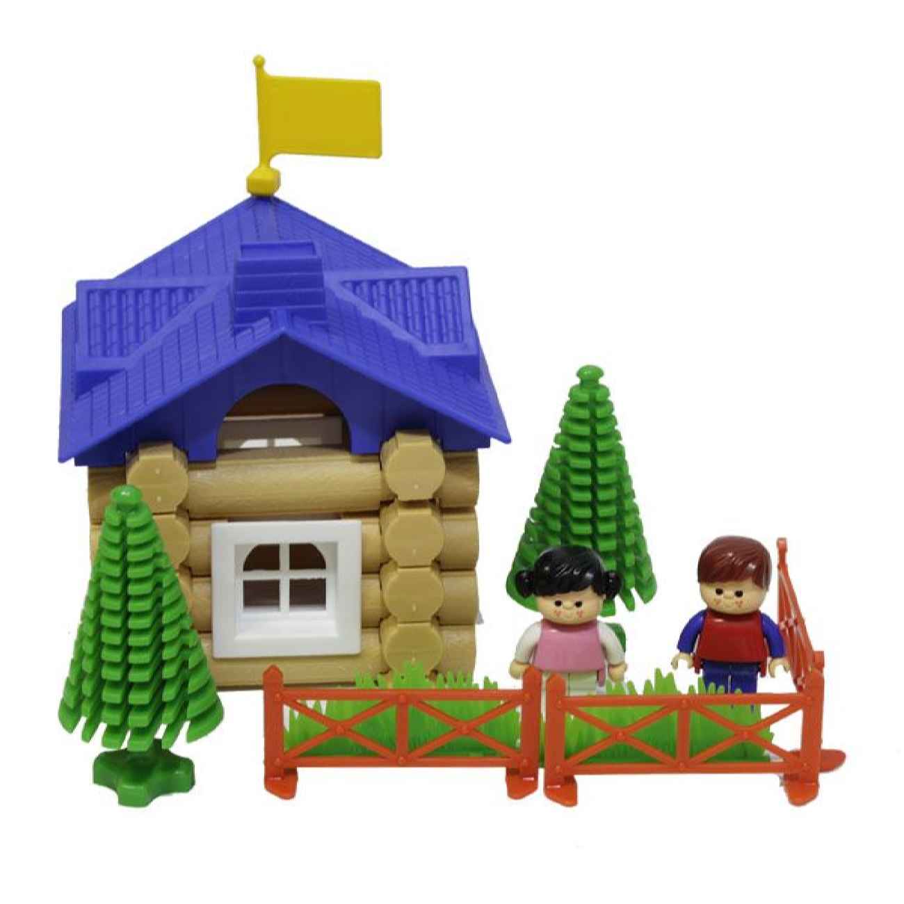 Конструктор Tak Toy «Лесной домик» (62 детали)