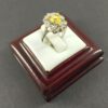 Серебряное кольцо с желтым цитрином для женщин Анахита