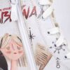 Белые ботильоны с граффити от Dandy