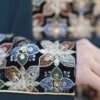 Чёрная женская абая «Нура» с цветами
