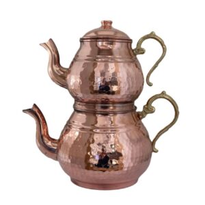 Медный двойной чайник ручной ковки, модель «Косар»