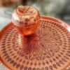 Персидская медная сахарница с крышкой ручной работы — молотое яблоко