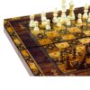 Персидские инкрустированные шахматы с 32 фигурами, «Цветок»