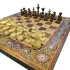 Персидские инкрустированные шахматы с 32 фигурами, традиционный дизайн