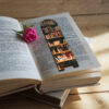 Деревянная закладка с изображением книжной полки, набор из 3 шт.