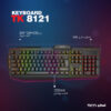 Игровая клавиатура Tesco с персидскими клавишами TK 8121