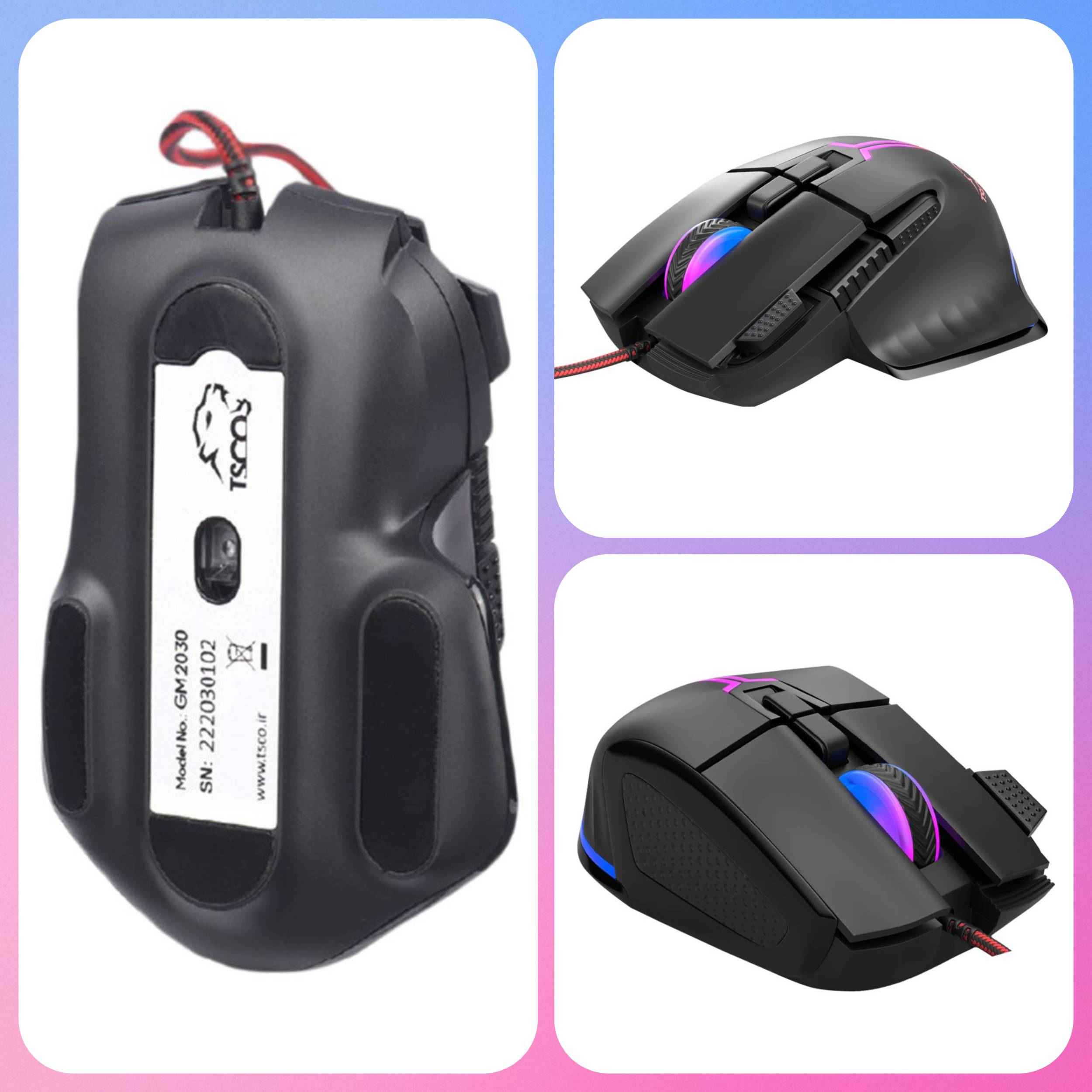 Игровая мышь Tesco с RGB-подсветкой GM 2030