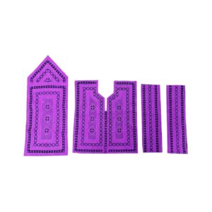 Балучская вышитая одежда, фиолетовый комплект из 4 шт.
