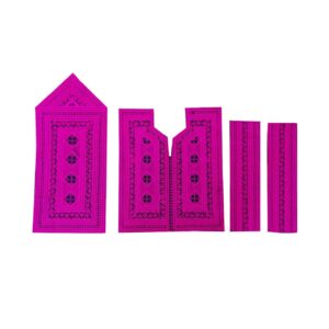Балучская вышитая одежда, комплект из 4 панелей