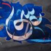 Платье прямого силуэта для женщин с каллиграфическим узором, модель «Афак»