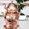 Медный двойной чайник с чеканкой «Абнус»