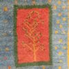 Персидский ковер Габбе Кешти - Геометрический, Желтый, Шерсть, Ручная работа
