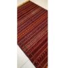 Дорожка-килим ручной работы из Ирана, Кучан, синие полосы
