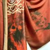 Персидский двусторонний платок с каллиграфическим узором для женщин