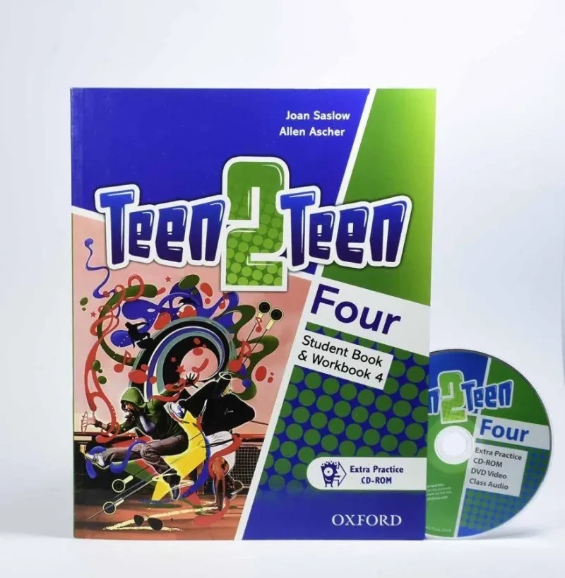 Книга для подростков «Teen2Teen», часть 4, авторы Аллен Эшер и Джоан Саслоу (с аудиодиском)
