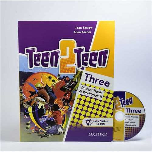Книга для подростков «Teen2Teen», часть 3, авторы Аллен Эшер и Джоан Саслоу (с аудиодиском)