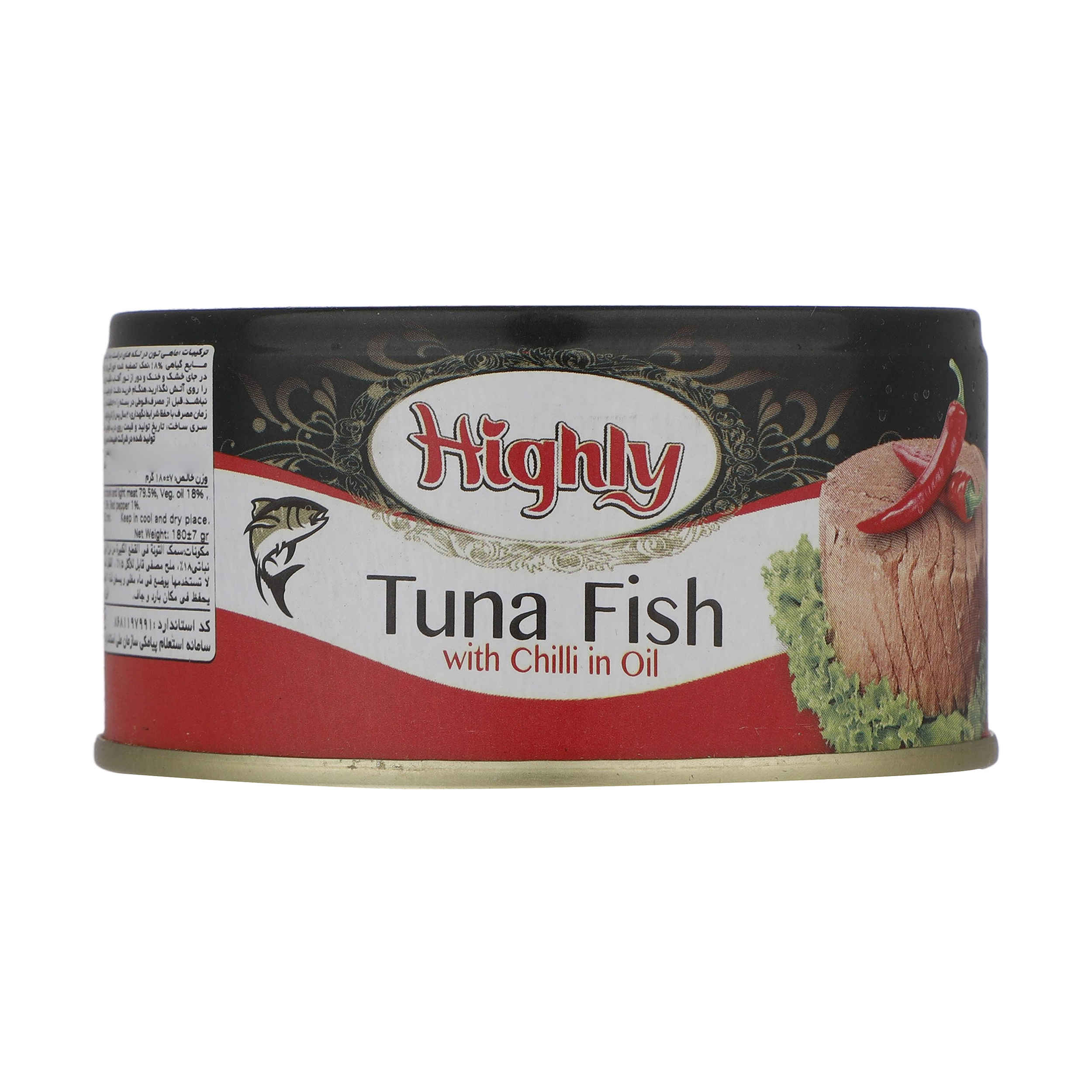 Тунец с чили в масле Highly (12 банок по 180 г)