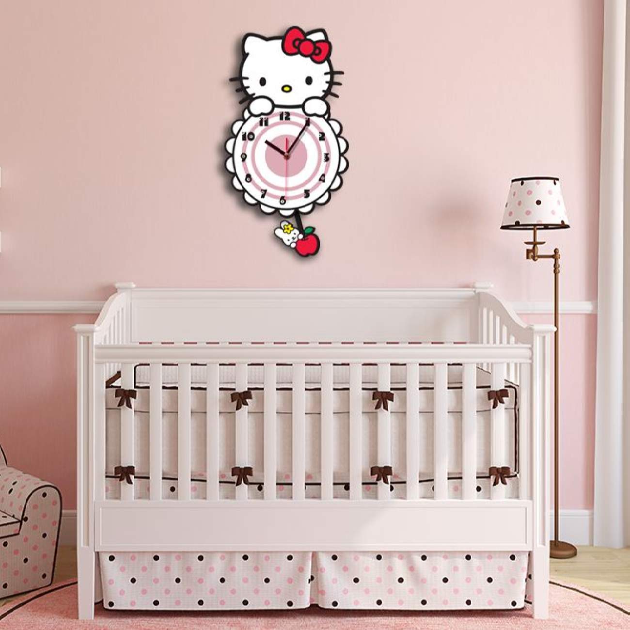 Детские настенные часы «Hello Kitty»