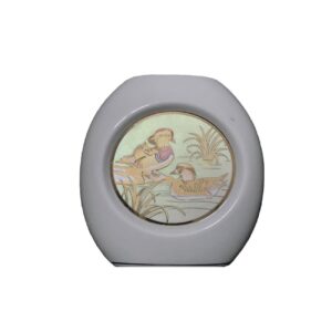 Керамическая подставка для кистей «Птицы и болото»
