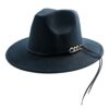 Мужская шляпа Fedora (темно-синяя)