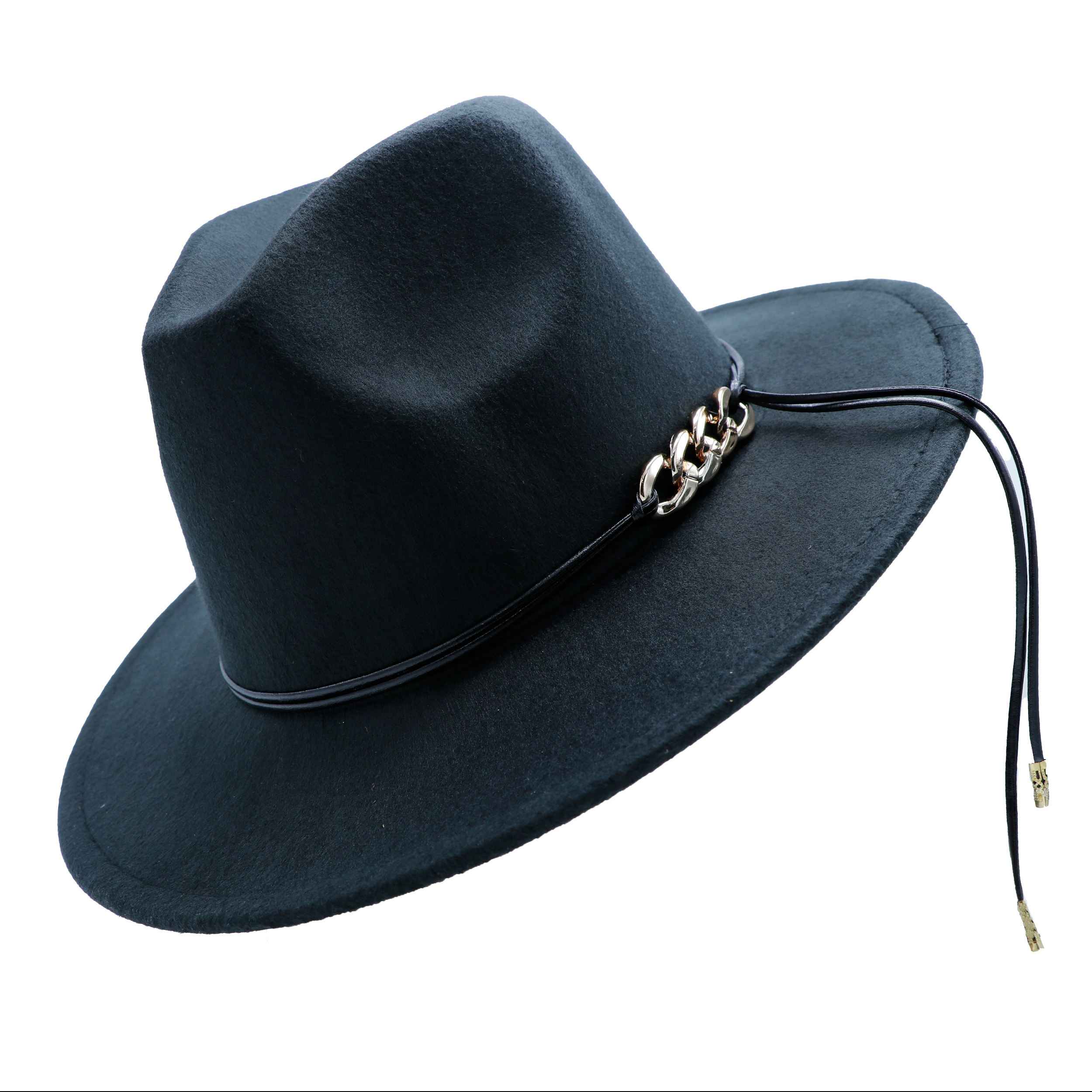 Мужская шляпа Fedora (темно-синяя)