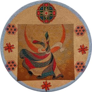 Тарелка «Кружащийся дервиш» — персидский арт