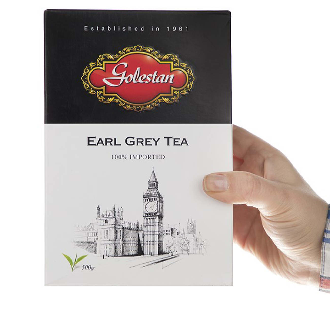 Чай Golestan Earl Grey с бергамотом (5×500 г)