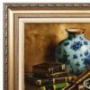 Гобелен-ковер «Персидский тар и книги» (Тебриз, шелк)