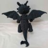 Вязаная игрушка амигуруми «Беззубик» (черная)