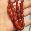 Исламские красные чётки из агата, 33 бусины