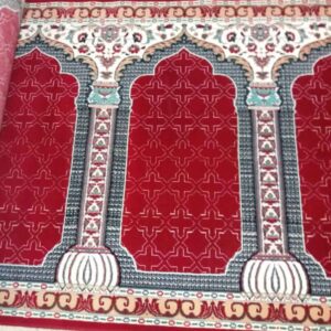 Красный ковёр для мечети (Михраб, 5 метров)
